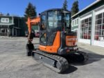 2026 Hitachi ZX50U-5N (CAB ANGLE) Angle blade, cab, heat, A/C, thumb, coupler, and dig bucket included - Image 4