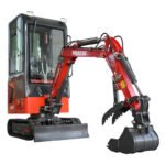 Mini Excavator with Pilot Controls & Cab | 13.5 hp B&S Engine | HUAYEE HY12F - Image 2