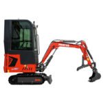 Mini Excavator with Pilot Controls & Cab | 13.5 hp B&S Engine | HUAYEE HY12F - Image 4