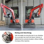 Mini Excavator with Pilot Controls & Cab | 13.5 hp B&S Engine | HUAYEE HY12F - Image 12