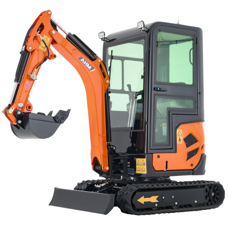 11_159d4861-888e-447f-8903-45aa7b2ac592 AX-17J | 23 HP B&S Engine 1.6 Ton Mini Excavator with Swing Boom & Enclosed Cab - Image 1