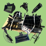 1.4 ton, Kubota Diesel Engine Mini & Small Excavator w/ Side Swing Boom | AGT-NT18 - Image 15