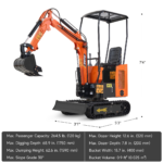 AX-15 | 13.8 HP Kubota Engine Mini Excavator - Image 8