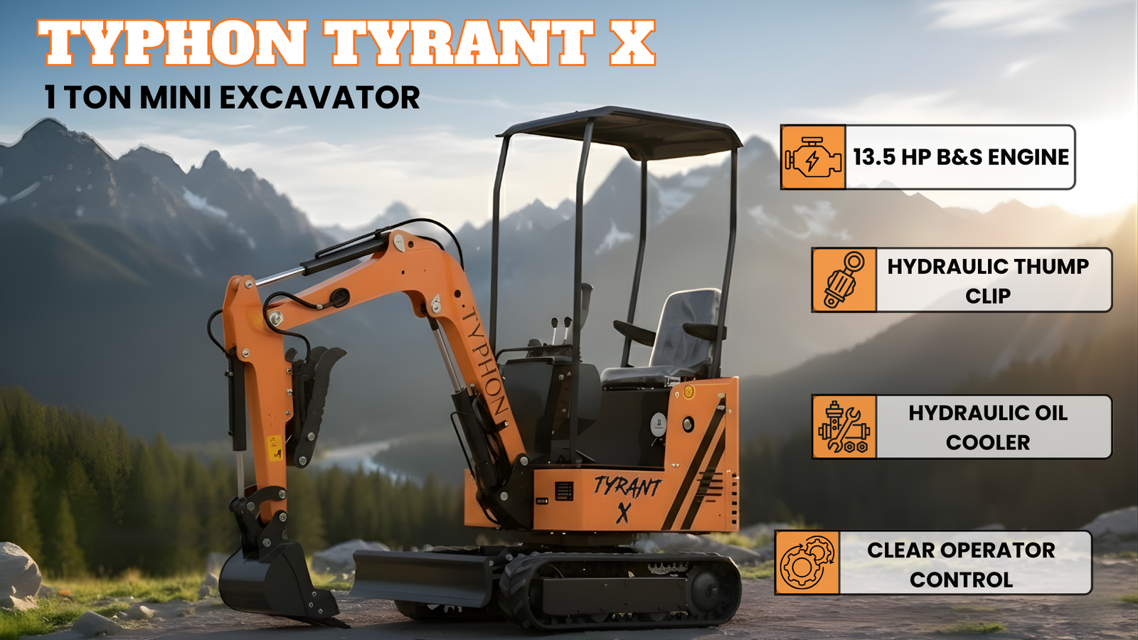 Typhon Tyrant X Mini Excavator