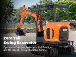 AY-25 | 25 HP Perkins Diesel Engine 2.5 Ton Mini Excavator with Swing Boom & Adjustable Speed - Image 9