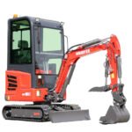 Mini Excavator with 14hp Kubota Engine | Hydraulic Thumb, Side Swing & Cab | HUAYEE HY18C - Image 2