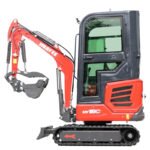 Mini Excavator with 14hp Kubota Engine | Hydraulic Thumb, Side Swing & Cab | HUAYEE HY18C - Image 3