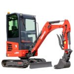 2 Ton Pro Mini Excavator with 16HP Kubota Engine & Enclosed Cab | HUAYEE HY20C - Image 2