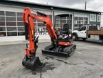 2026 Kubota U27-4 (ROPS) includes open station unit, hydraulic thumb, manual coupler, dig buckeT - Image 2