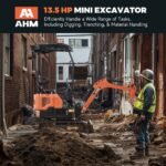 AX-12 | 13.5 HP B&S Engine Mini Excavator - Image 2