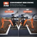 AY-25 | 25 HP Perkins Diesel Engine 2.5 Ton Mini Excavator with Swing Boom & Adjustable Speed - Image 2