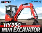 3.5 Ton Industrial Mini Excavator with 24HP Yanmar Engine & Enclosed Cab | HUAYEE HY35C - Image 9