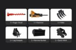 NW-12 | 13.5HP Mini Excavator B&S Engine with 6 Attachments - Image 11