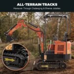 AX-16 | 23 HP 1.3 Ton B&S Engine Mini Excavator - Image 6