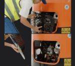 AX-16S | 23 HP B&S Engine Mini Excavator with Retractable Undercarriage - Image 18