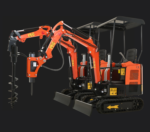 AX-16S | 23 HP B&S Engine Mini Excavator with Retractable Undercarriage - Image 19
