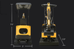 NW-12 | 13.5HP Mini Excavator B&S Engine with 6 Attachments - Image 15