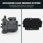 AY-25 | 25 HP Perkins Diesel Engine 2.5 Ton Mini Excavator with Swing Boom & Adjustable Speed - Image 14