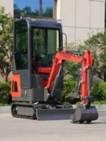 TYPHON TERROR ONE Mini Excavator – 1.1 Ton Trench Digger with Cabin, Hydraulic Thumb Clip, Hydraulic Oil Cooler, 13.5hp B&S Engine USA - Image 6