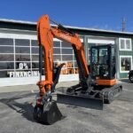 2026 Hitachi ZX50U-5N (CAB ANGLE) Angle blade, cab, heat, A/C, thumb, coupler, and dig bucket included