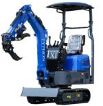 TERROR XI Mini Excavator Digger 13.5hp Gas B&S EPA Engine with 13 Attachments - Image 3