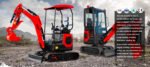 3800lbs TYRANT 17 Diesel Mini Excavator Kubota D902 Engine Side Swing w 12 attachments - Image 9