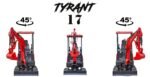 3800lbs TYRANT 17 Diesel Mini Excavator Kubota D902 Engine Side Swing w 12 attachments - Image 15