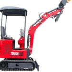TYPHON TERROR ONE STORM 1 Ton Mini Excavator Trench Digger with Hydraulic Oil Cooler Canopy & Wide Bucket Ideal for Garden, Farm, Park & Road Work Digging, Drilling, Bull-Dozing - Image 7