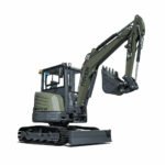 TYPHON KUVUO 4.0 four ton cabin mini excavator w Kubota D1703 Diesel engine Metal Tracks, Boom Swing, AC Heater, Hydraulic Control - Image 5
