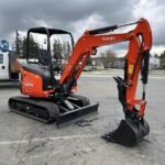 2026 Kubota U27-4 (ROPS) includes open station unit, hydraulic thumb, manual coupler, dig buckeT