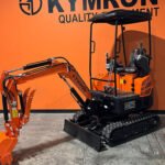 KYMRON® XH14-2 Pro Mini Excavator (w/ Side Swing Boom & Retractable Tracks)