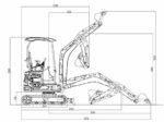 KYMRON® XH20D Pro Mini Excavator (w/ Yanmar Engine - Image 14