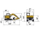 KYMRON® XH80 Pro Series Excavator with Thumb + Cab w/ AC & AM/FM Radio - Image 14
