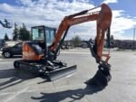 2026 Hitachi ZX50U-5N (CAB ANGLE) Angle blade, cab, heat, A/C, thumb, coupler, and dig bucket included - Image 2