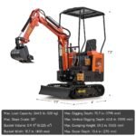 AX-16 | 23 HP 1.3 Ton B&S Engine Mini Excavator - Image 10