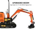 AX-15 | 13.8 HP Kubota Engine Mini Excavator - Image 12