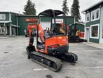 2026 Kubota U27-4 (ROPS) includes open station unit, hydraulic thumb, manual coupler, dig buckeT - Image 3
