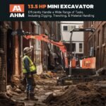 NW-A1 | 13.5 HP B&S Engine Mini Excavator with 6 Attachments - Image 3