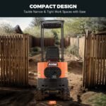 NW-A1 | 13.5 HP B&S Engine Mini Excavator with 6 Attachments - Image 6