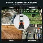 NW-A1 | 13.5 HP B&S Engine Mini Excavator with 6 Attachments - Image 8