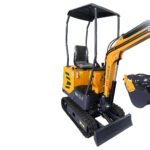 1 Ton, 13.5 HP Gasoline Engine (B&S) Mini Excavator w/ Hydraulic Thumb & Side Swing Boom | AGT-DM12-C - Image 6