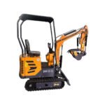 1 Ton, 13.5 HP Gasoline Engine (B&S) Mini Excavator w/ Hydraulic Thumb & Side Swing Boom | AGT-DM12-C - Image 2