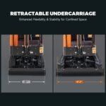 AX-16S | 23 HP B&S Engine Mini Excavator with Retractable Undercarriage - Image 2