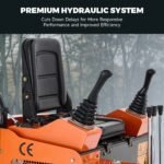 AX-16S | 23 HP B&S Engine Mini Excavator with Retractable Undercarriage - Image 4