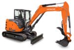 2026 Hitachi ZX60USB-5N (ANGLE BLADE) Angle blade, thumb, coupler, and dig bucket included
