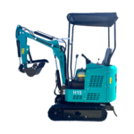 1 ton, 13.5HP RATO Mini Excavator w/ pilot control system | AGT-H15R - Image 2