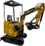 1 ton, 13.5HP RATO Mini Excavator w/ pilot control system | AGT-H15R - Image 10