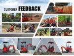 Mini Excavator - Hydraulic Thumb Clamp, 13.5HP Rato Engine Gas Powered | HUAYEE HY12C - Image 12