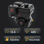 NW-A1 | 13.5 HP B&S Engine Mini Excavator with 6 Attachments - Image 13