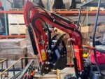 1 Ton, Upgraded Mini Excavator w/ Pilot Control & Swing Boom & Hydraulic Thumb | AGT-DM12X-C - Image 12